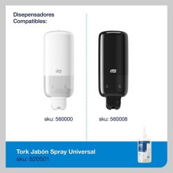 Jabón líquido en Spray Tork 1/6 Clave: 620501