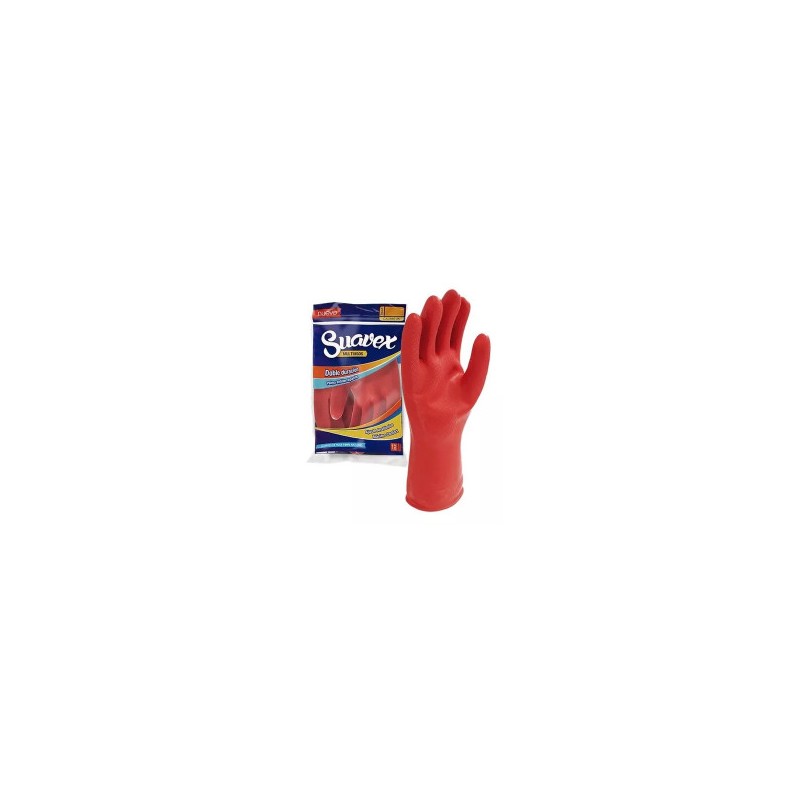 Guantes Adex Suavex Rojo 1/1 Clave 102091