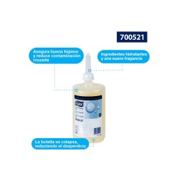 Jabón líquido Premium Tork 1/6 Clave: 700521