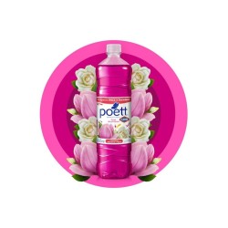 Limpiador Aromatizante Poett Primavera Antibacterial 900 ml 1/12 Clave 00280