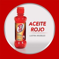 Aceite Lustrador Rojo 3 en 1 480 ml 1/1 Clave  53106