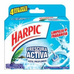 Harpic Pastilla en Canastilla Frescura Activa 35 g 1/1 Clave 56544