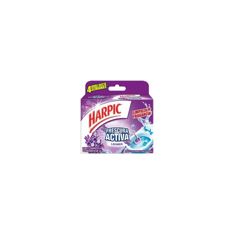 Harpic Pastilla en Canastilla Lavanda 35 g 1/1 Clave 58149