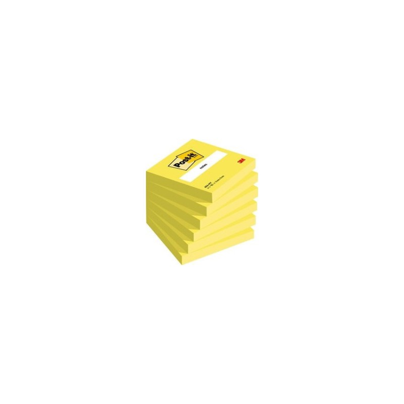 Notas Adhesivas Post It Amarillas 76 mm X 76 mm 3M Clave: 17743