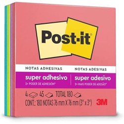 Notas Super Adhesivas Post It Style 76 mm X 76 mm 3M Clave: 17744