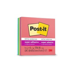 Notas Super Adhesivas Post It Style 76 mm X 76 mm 3M Clave: 17744