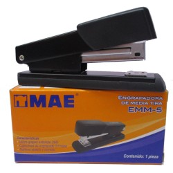 Engrapadora Metálica Media Tira Modelo Emm-10 Mae 1/1 Clave: 17751