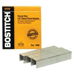 Grapas Stanley de Uso Pesado 1/4 con 1000 Piezas Clave: 17754