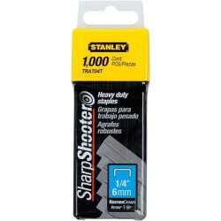 Grapas Stanley para Trabajo Pesado 1/4 con 1000 Clave: 17755