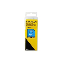 Grapas Stanley para Trabajo Pesado 1/4 con 1000 Clave: 17755