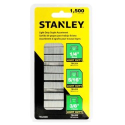 Grapas Stanley de Uso Pesado 3 Medidas 1500 Pzas 1/1500 Clave: 17756